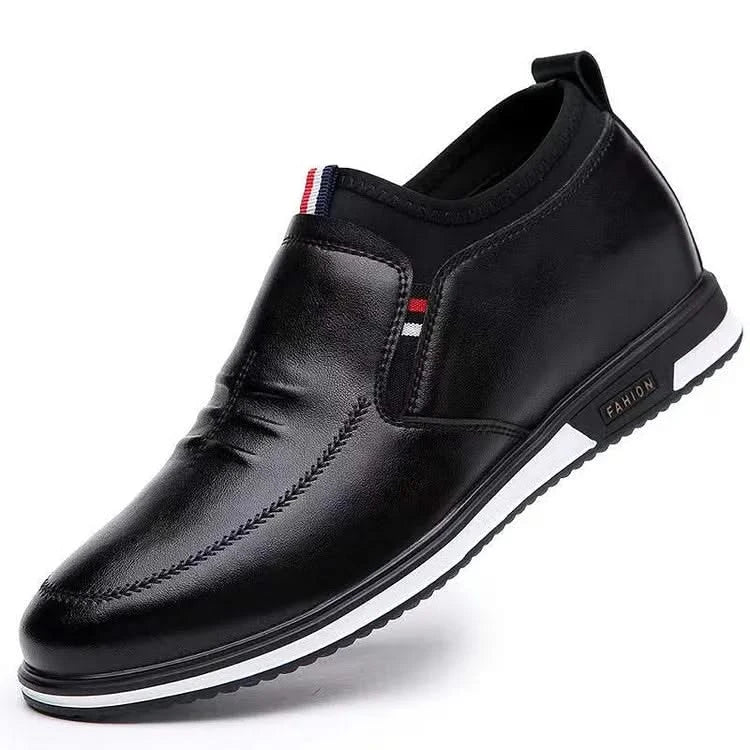 LIAM LEATHER SLIP-ON SNEAKERS