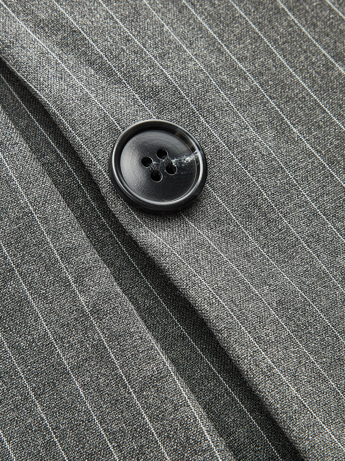 Double Breasted Pinstripe Wide Capris