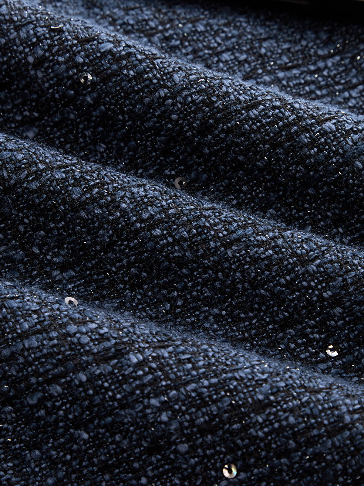 Sparkle Tweed Pleated Skort