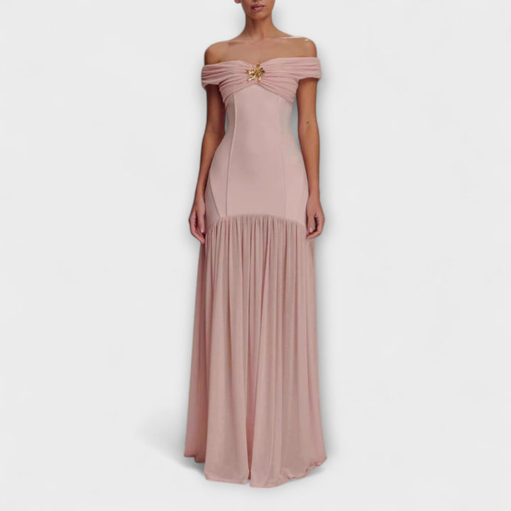 Valerina Floral Strapless Maxi Dress