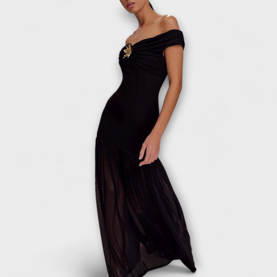 Valerina Floral Strapless Maxi Dress