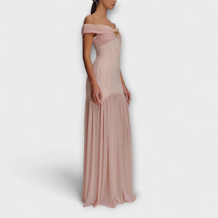Valerina Floral Strapless Maxi Dress