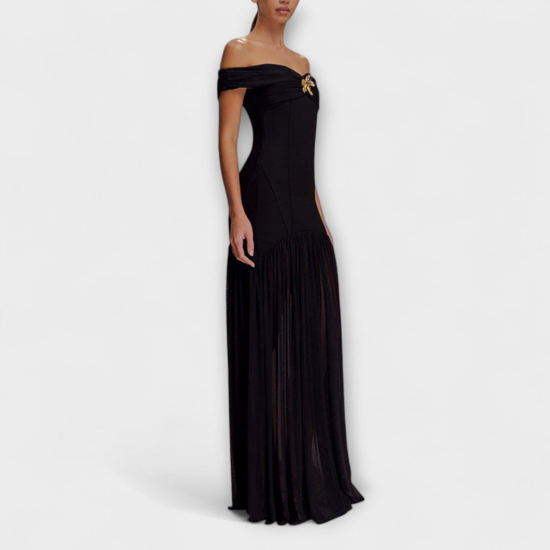 Valerina Floral Strapless Maxi Dress