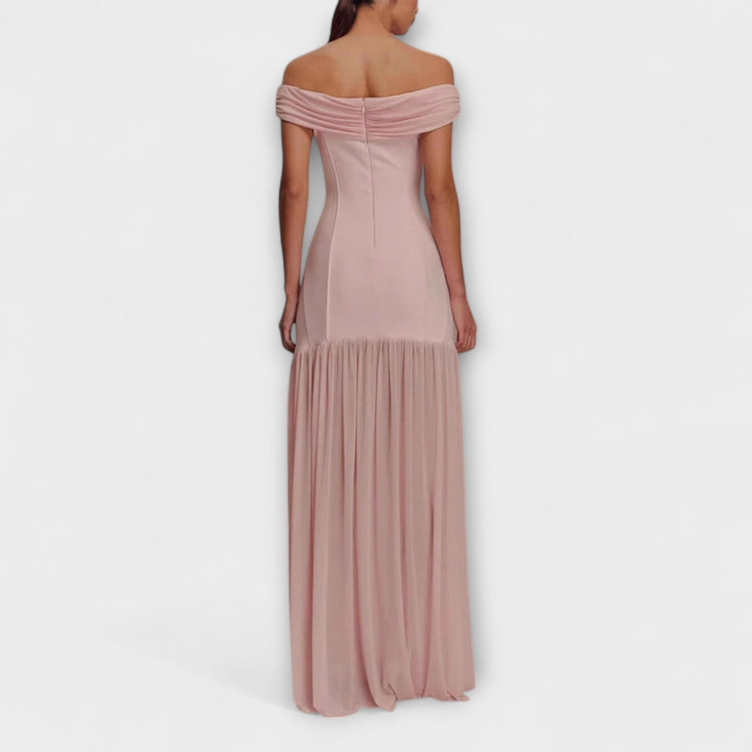 Valerina Floral Strapless Maxi Dress