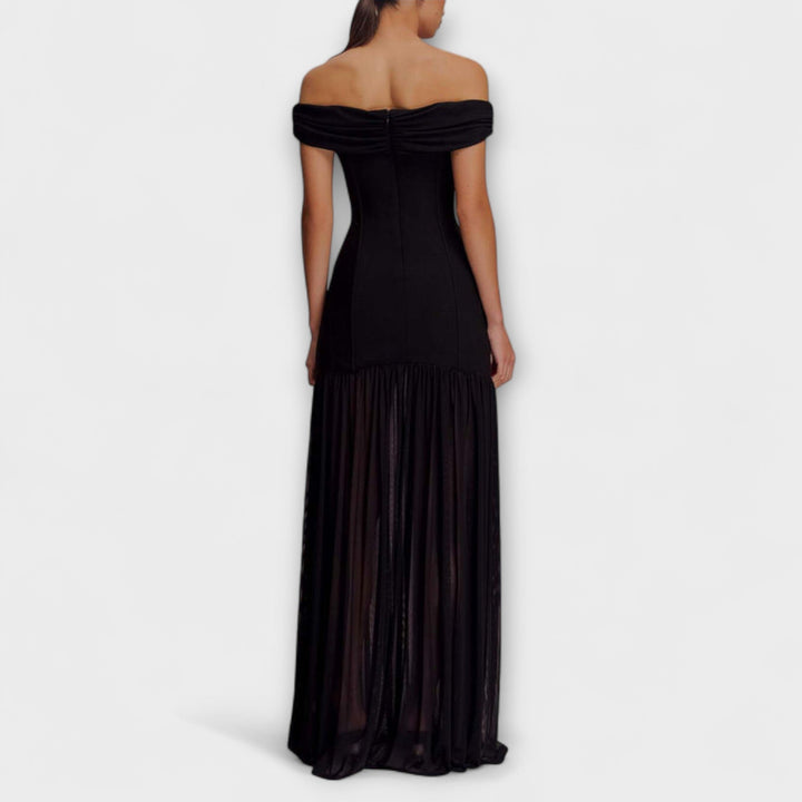 Valerina Floral Strapless Maxi Dress
