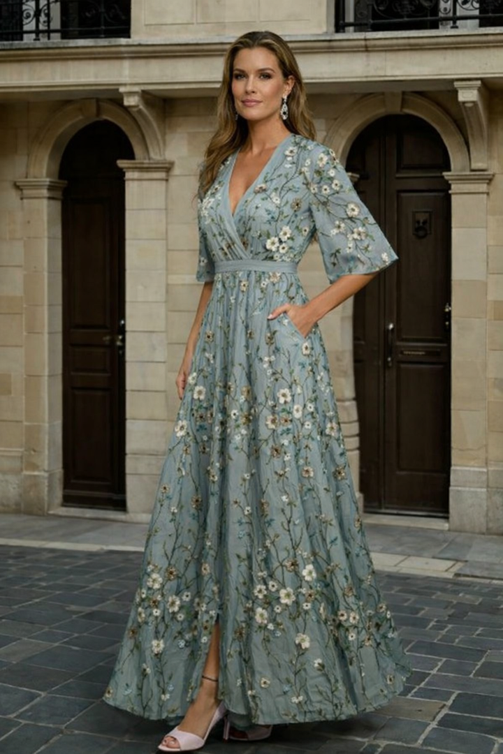 Elowira Boho V-Neck Dress
