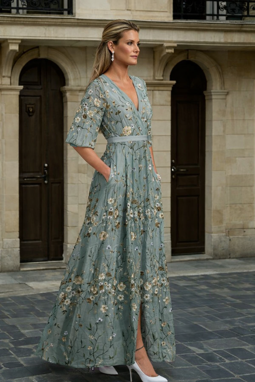 Elowira Boho V-Neck Dress