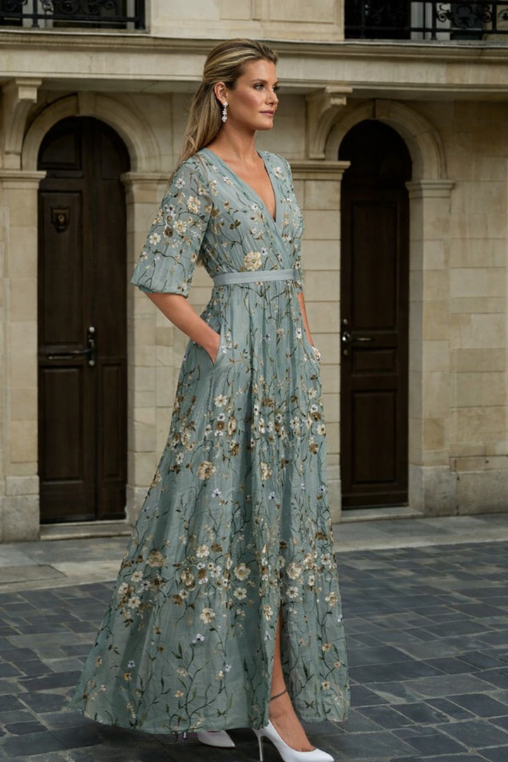 Elowira Boho V-Neck Dress