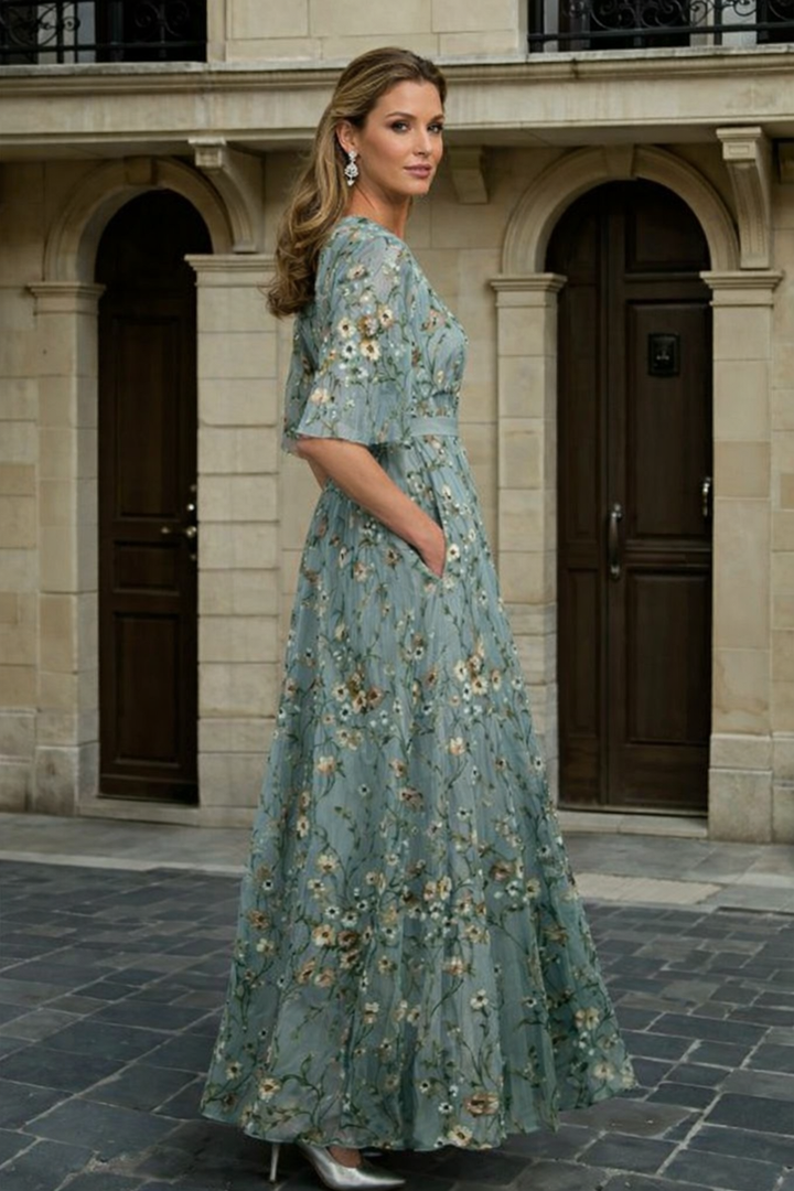 Elowira Boho V-Neck Dress