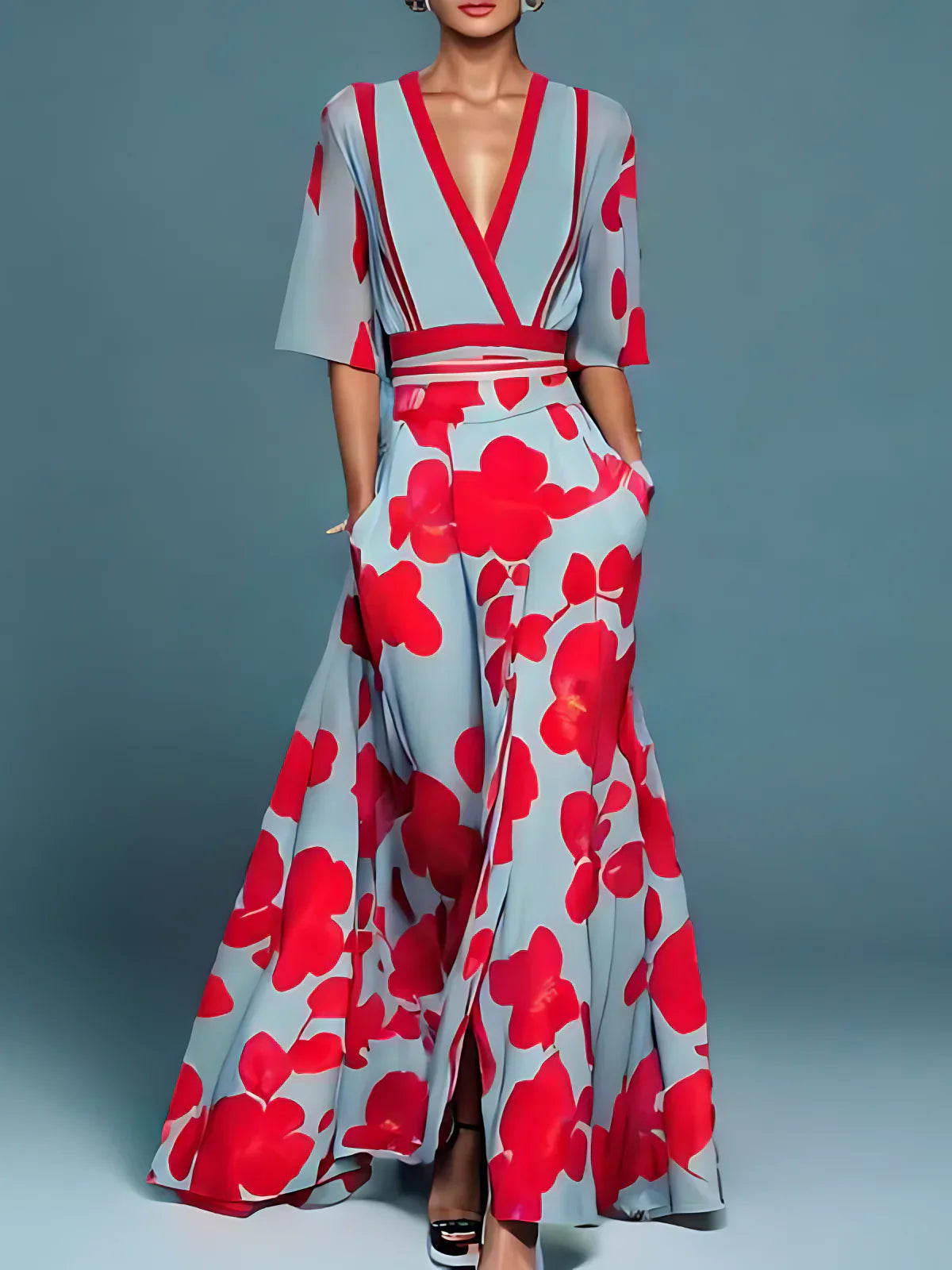 Helena™ | ELEGANT FLORAL DRESS