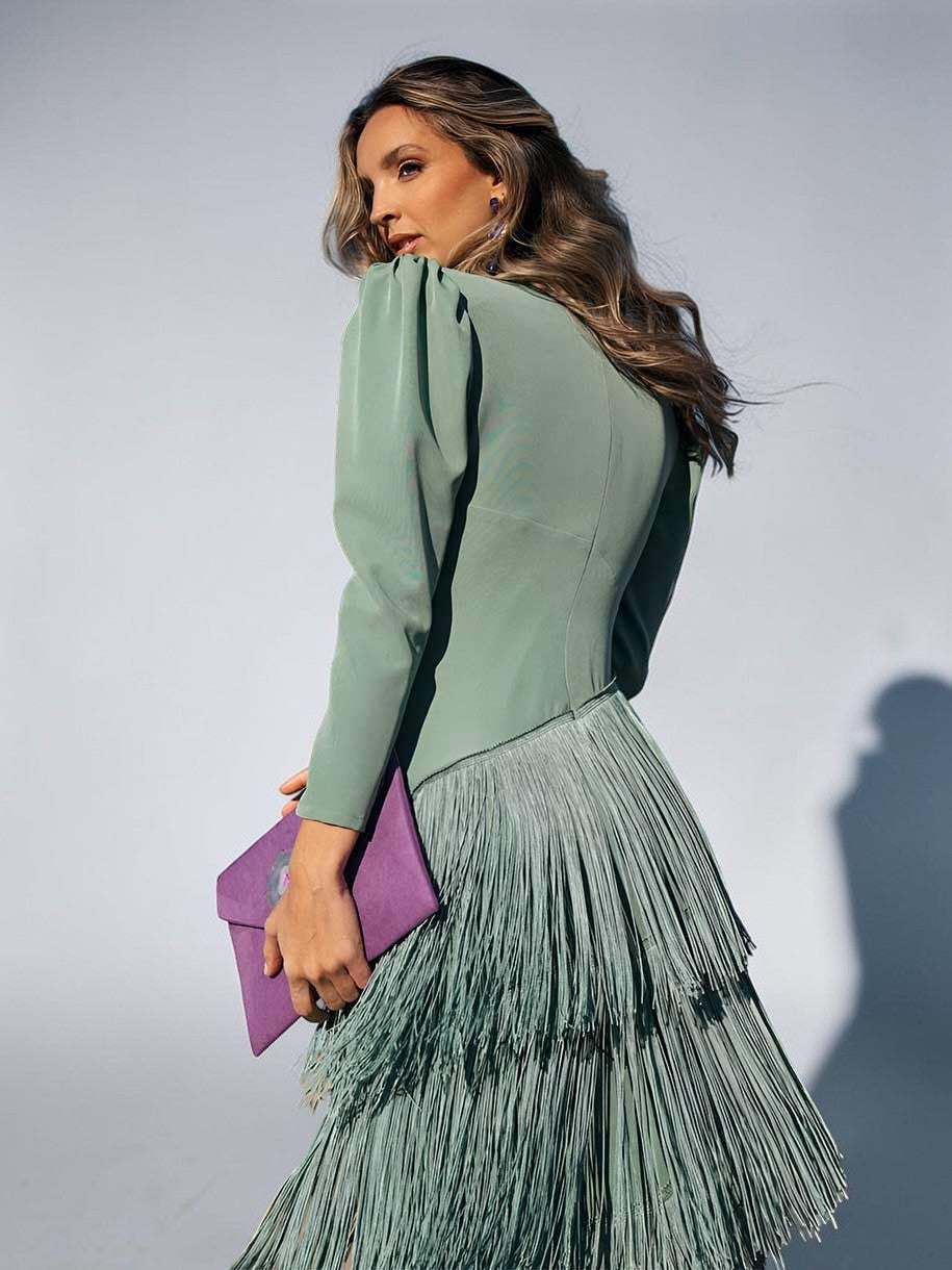 Valerina Fringe Elegance Dress