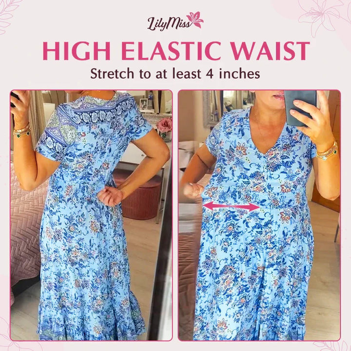Amelira V-Neck Floral Dress