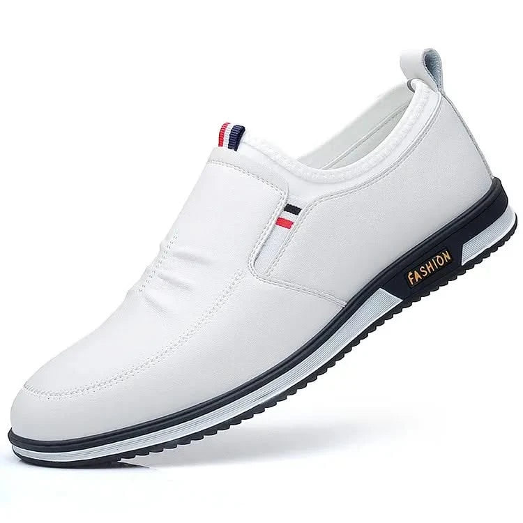 LIAM LEATHER SLIP-ON SNEAKERS