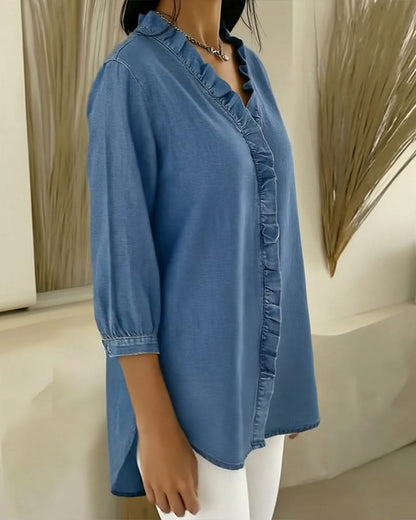 CELESTE RUFFLE TOP