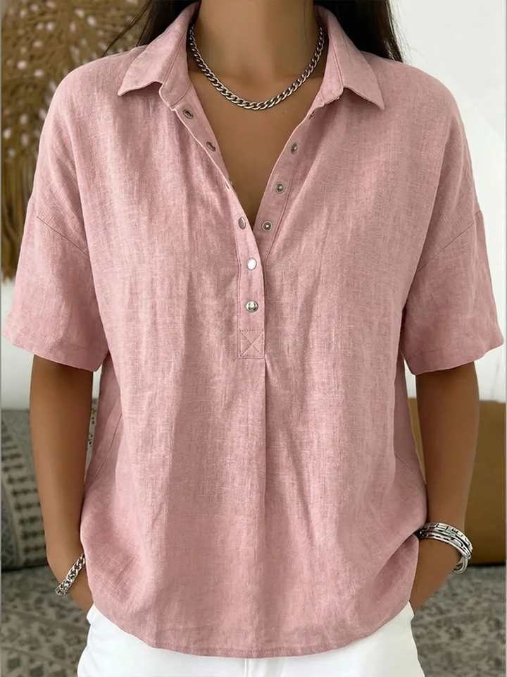 MARISTELLE BUTTON BLOUSE