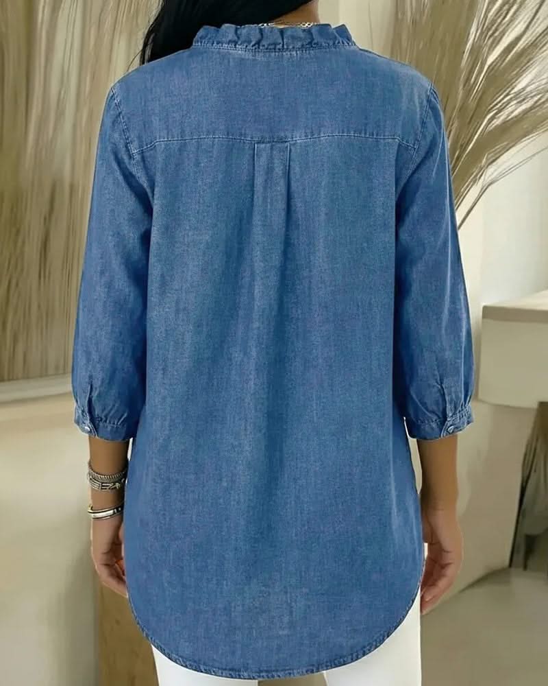 CELESTE RUFFLE TOP