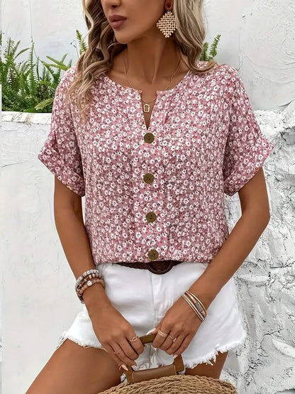 LILLIE BUTTONS SPRING TOP