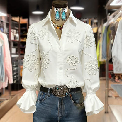 RUBY FLORAL RELAXED BLOUSE