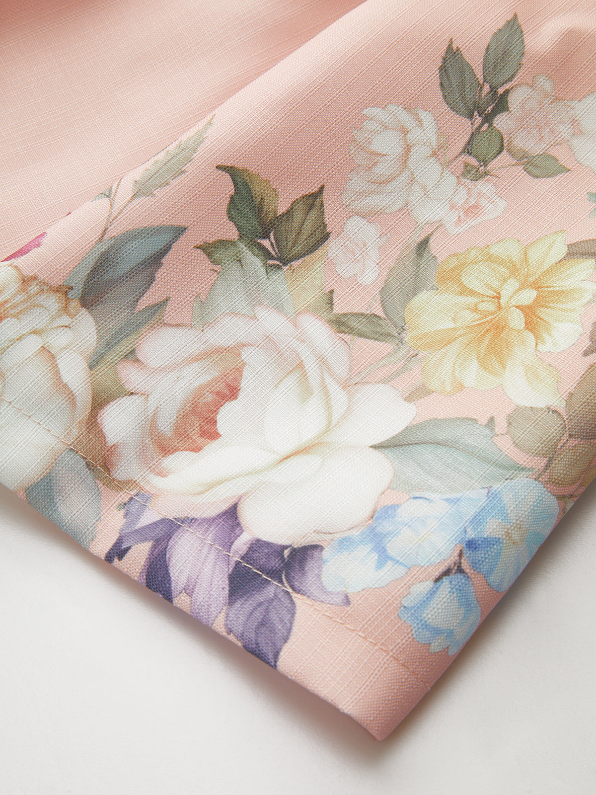 Floral Printed Belted Mid-Waist Shorts