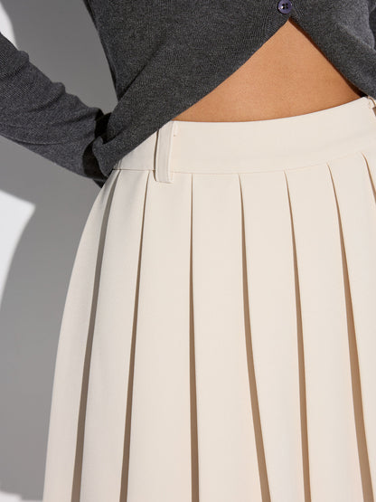 Upgraded | Mid-Waist Pleated Mini Skirt