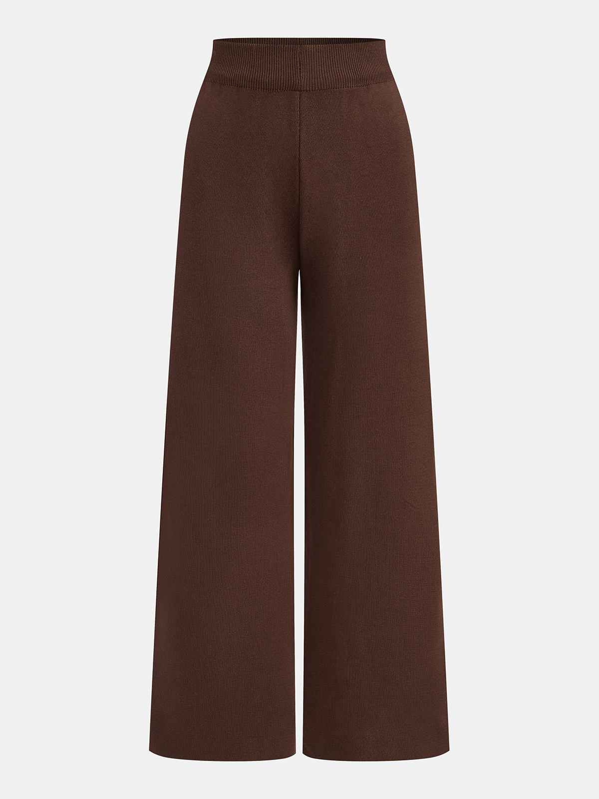 Three-Piece Knit Turtleneck Top Cardigan Pants Set