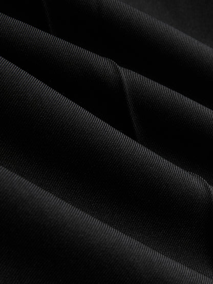 Corset Waist Pleated Wide Leg Pants