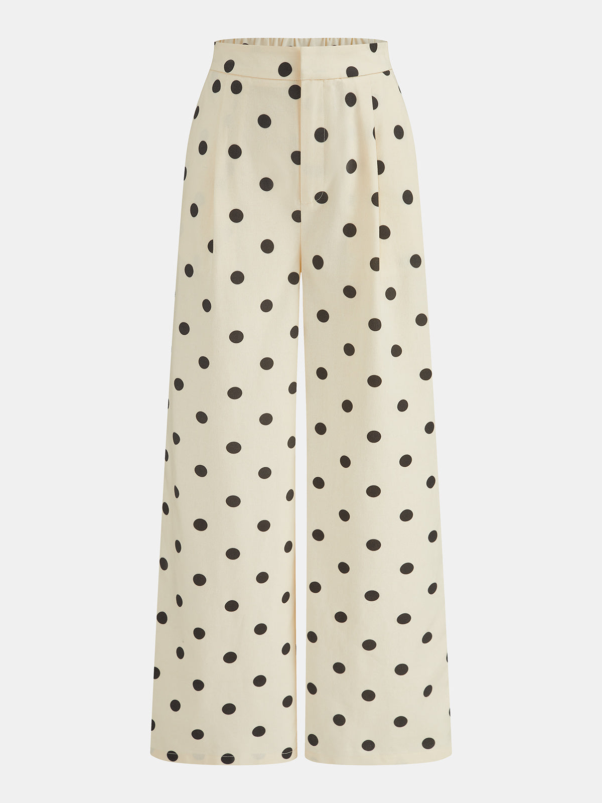 Polka Dot Strapless Top & Pants Set