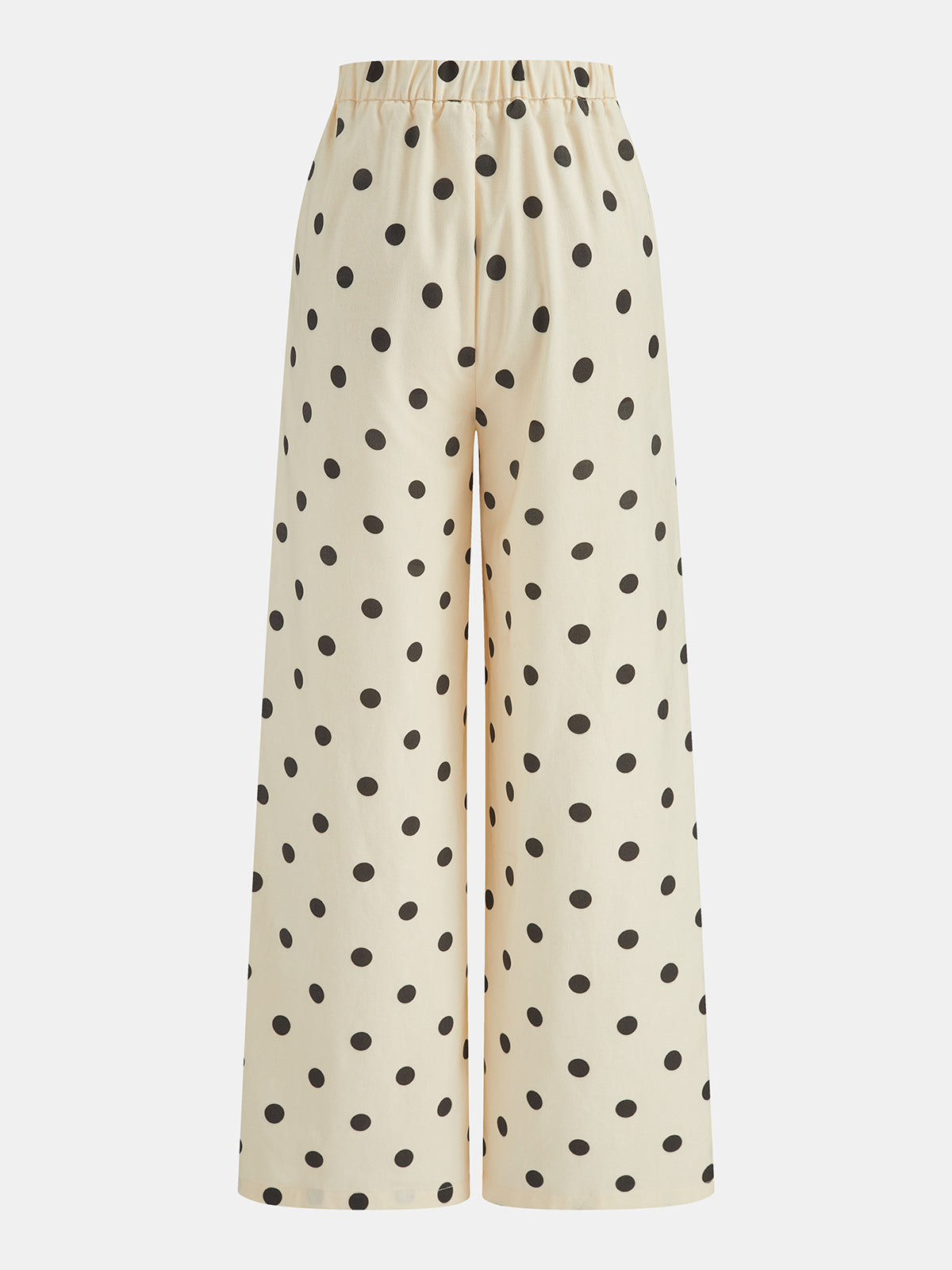 Polka Dot Strapless Top & Pants Set