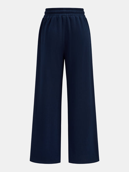Side Stripe Drawstring Straight Leg Sweatpants