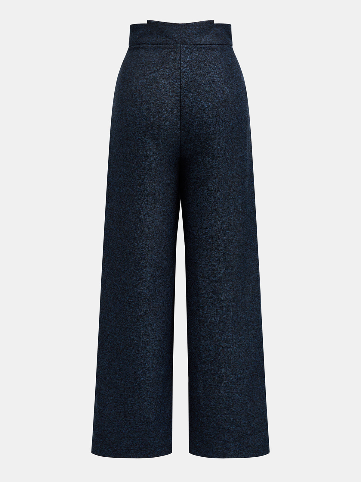 Double‑Row Front‑Slit Wide‑Leg Pants