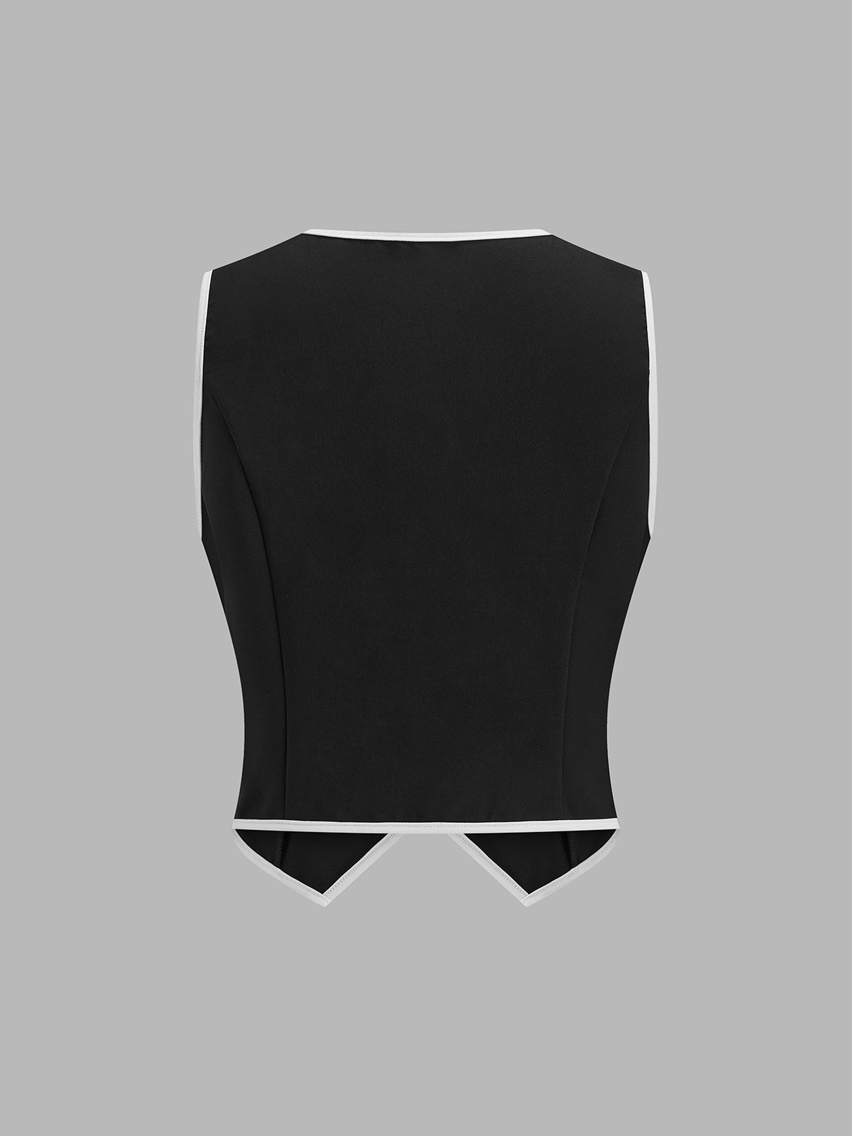 Contrast Piping Two Piece Pants Set