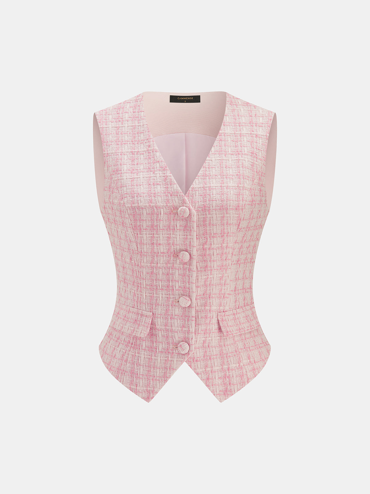 Textured Check Two Piece Pants Set