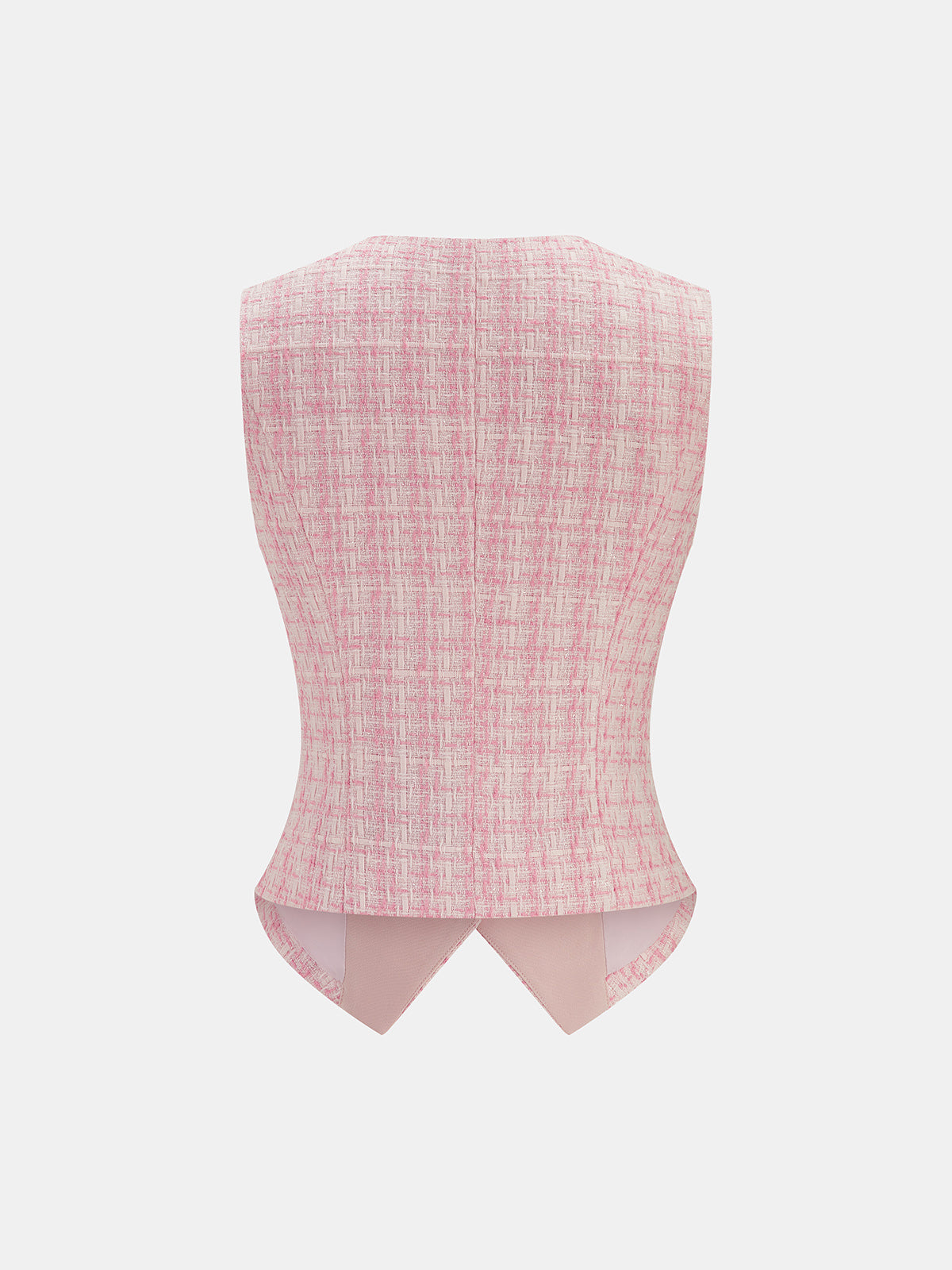 Textured Check Two Piece Pants Set
