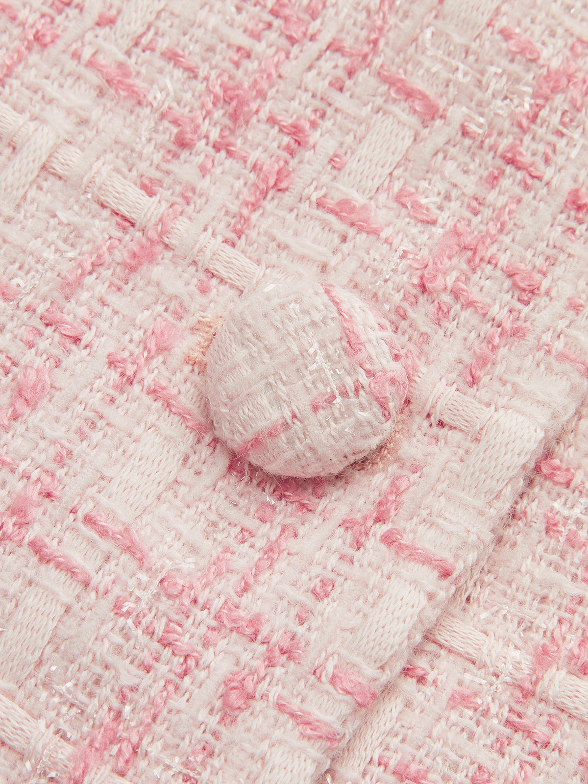 Textured Check Two Piece Pants Set