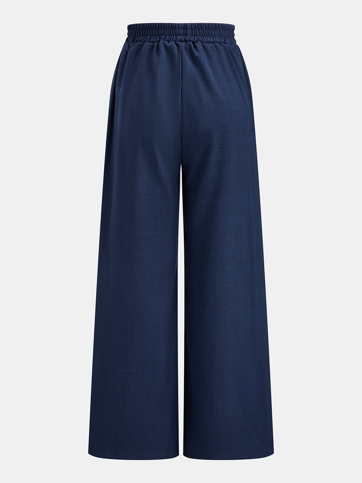 Tie‑Waist Wrap Blazer & Elastic Waist Pants Set