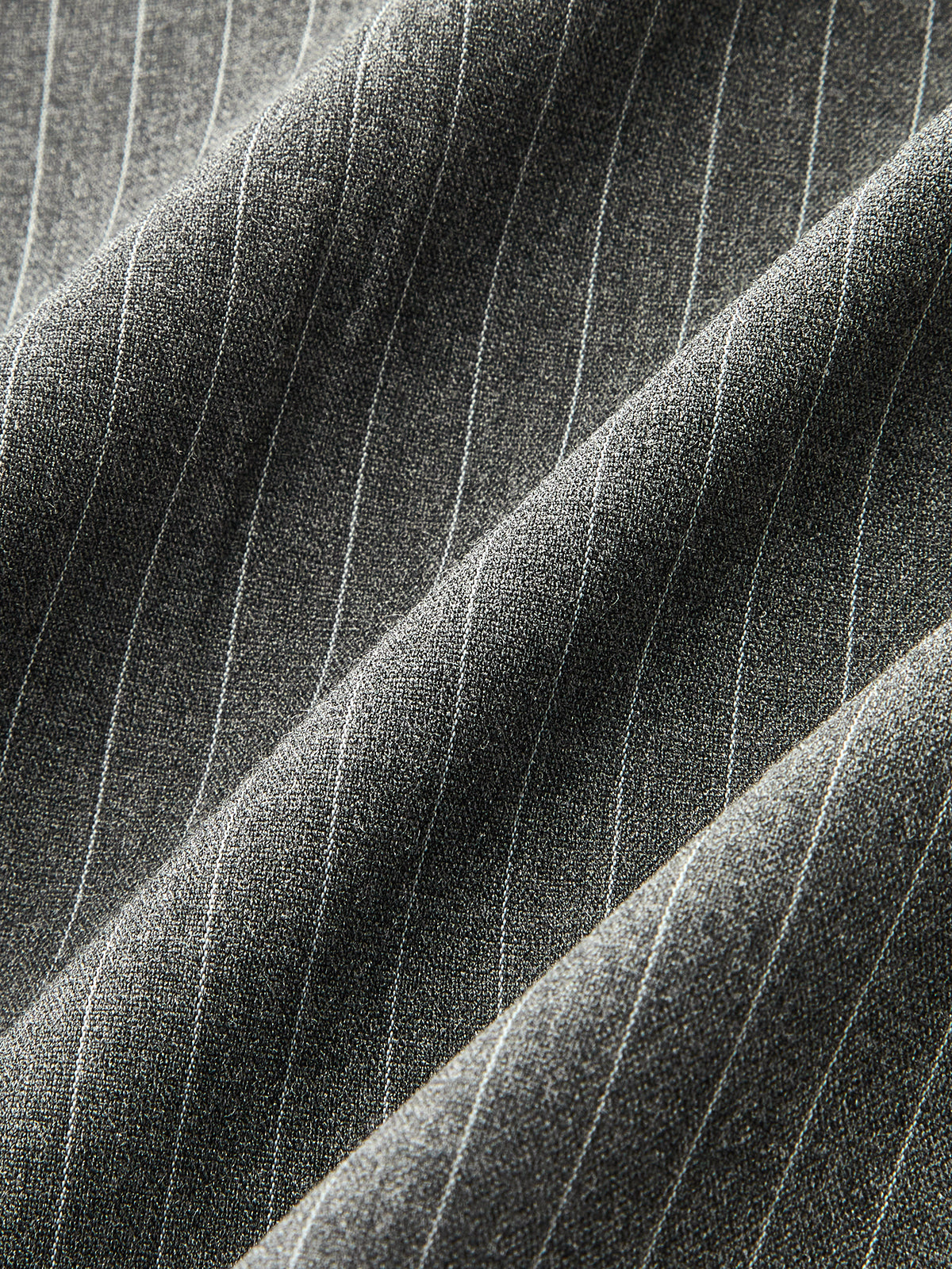 Double Breasted Pinstripe Wide Capris
