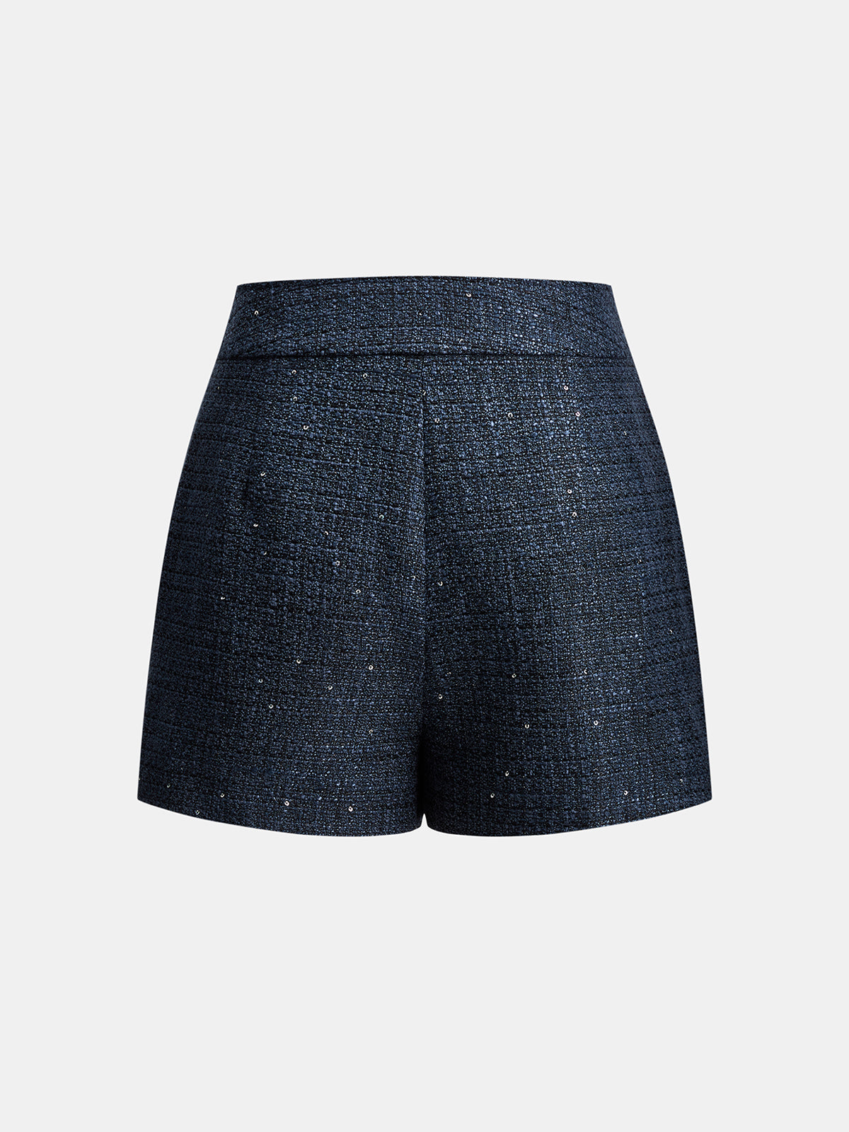Sparkle Tweed Pleated Skort