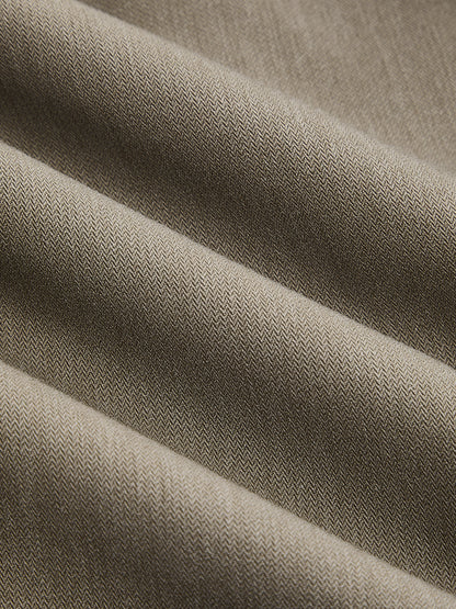Belted Seam-Front  Wide‑Leg Pants