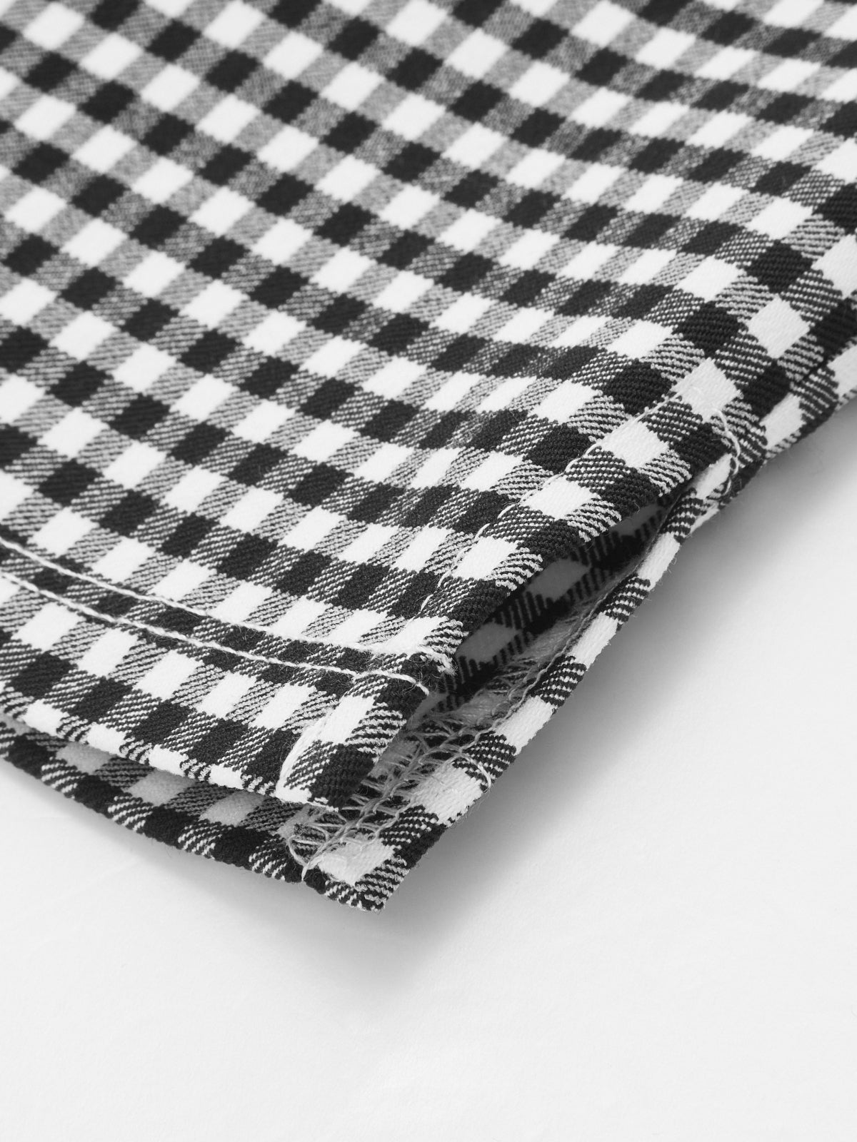 Gingham Split Hem Capri Pants