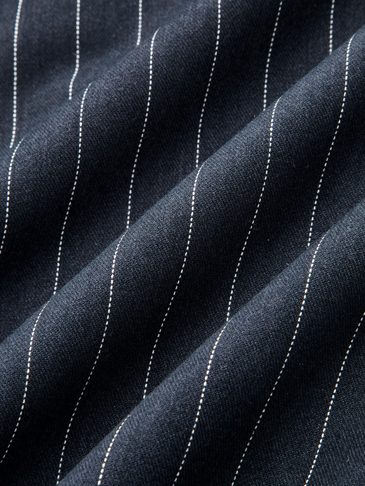 Belted Pinstripe Maxi Pencil Skirt