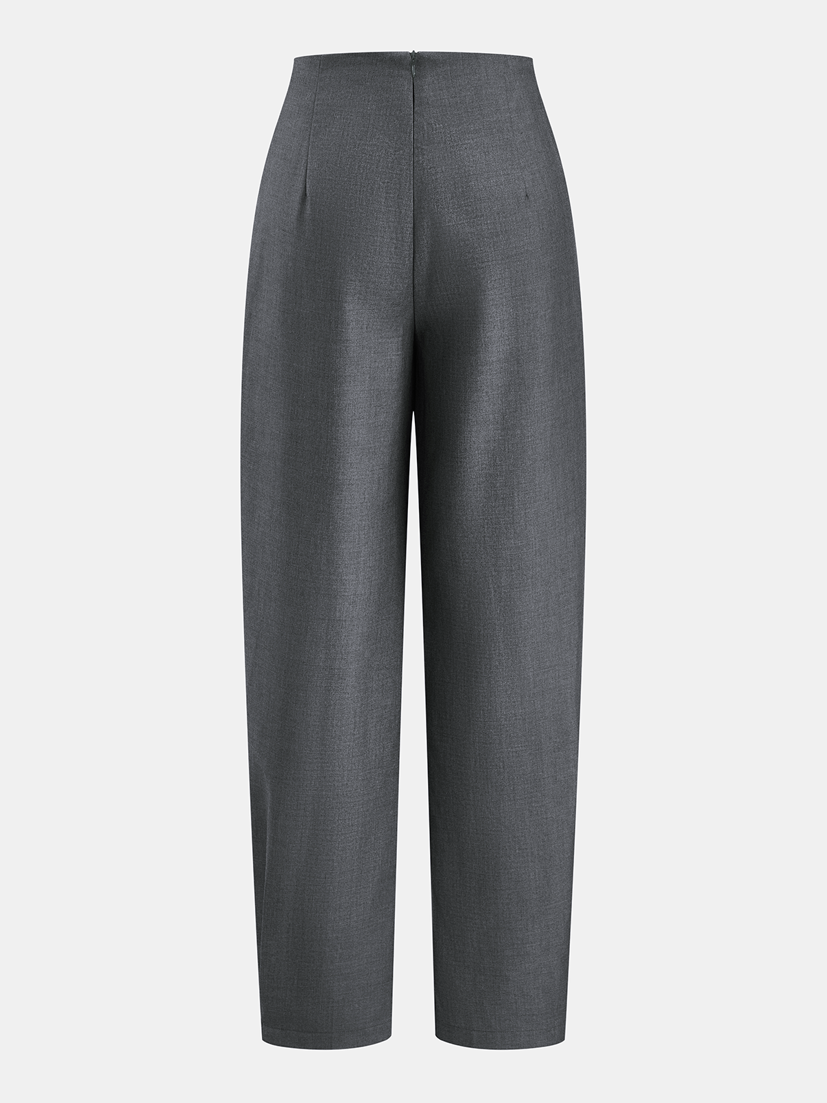 Wrap‑Over Pleated Tapered Pants