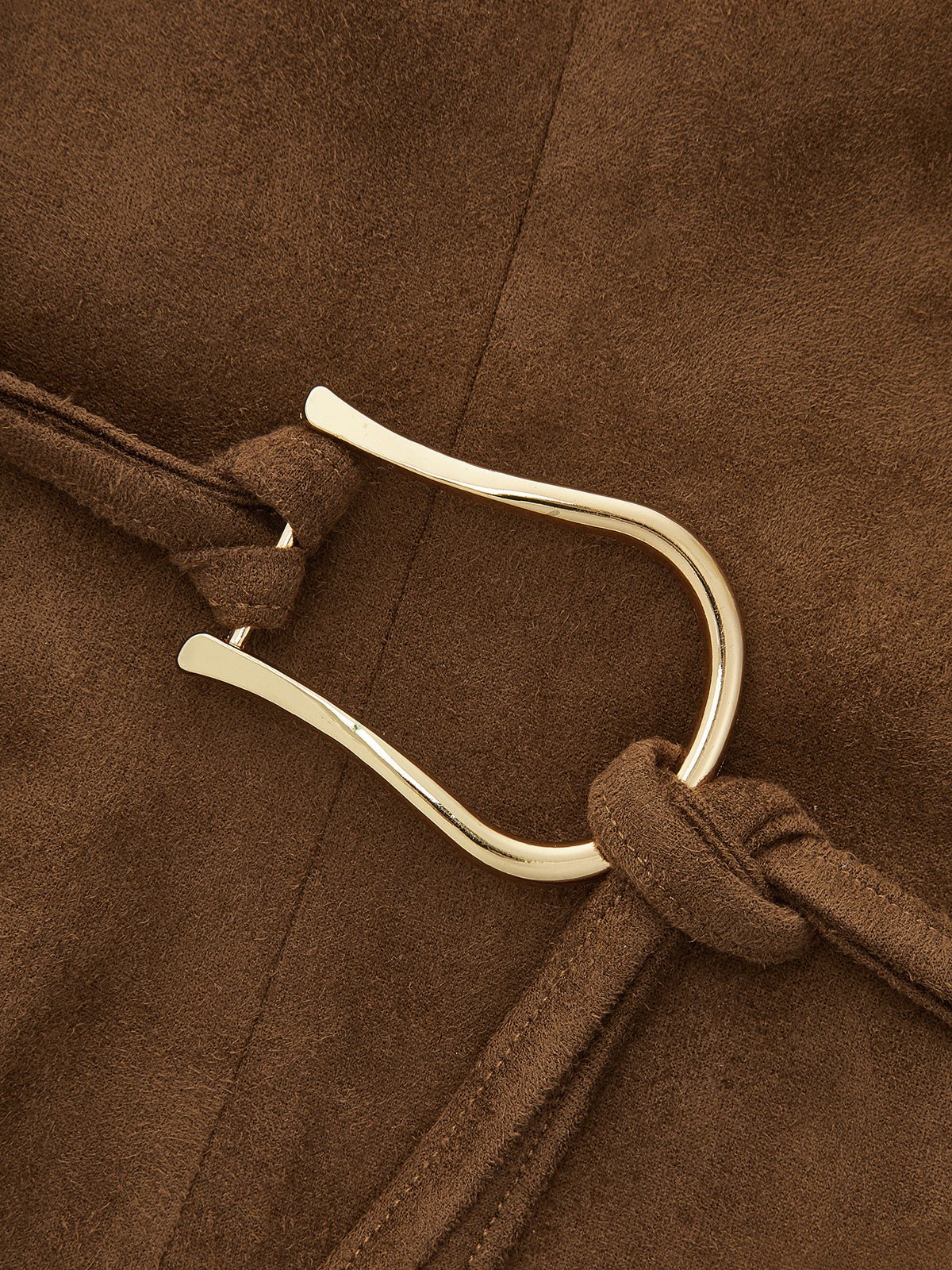 Suede Effect Two‑Piece Pants Set