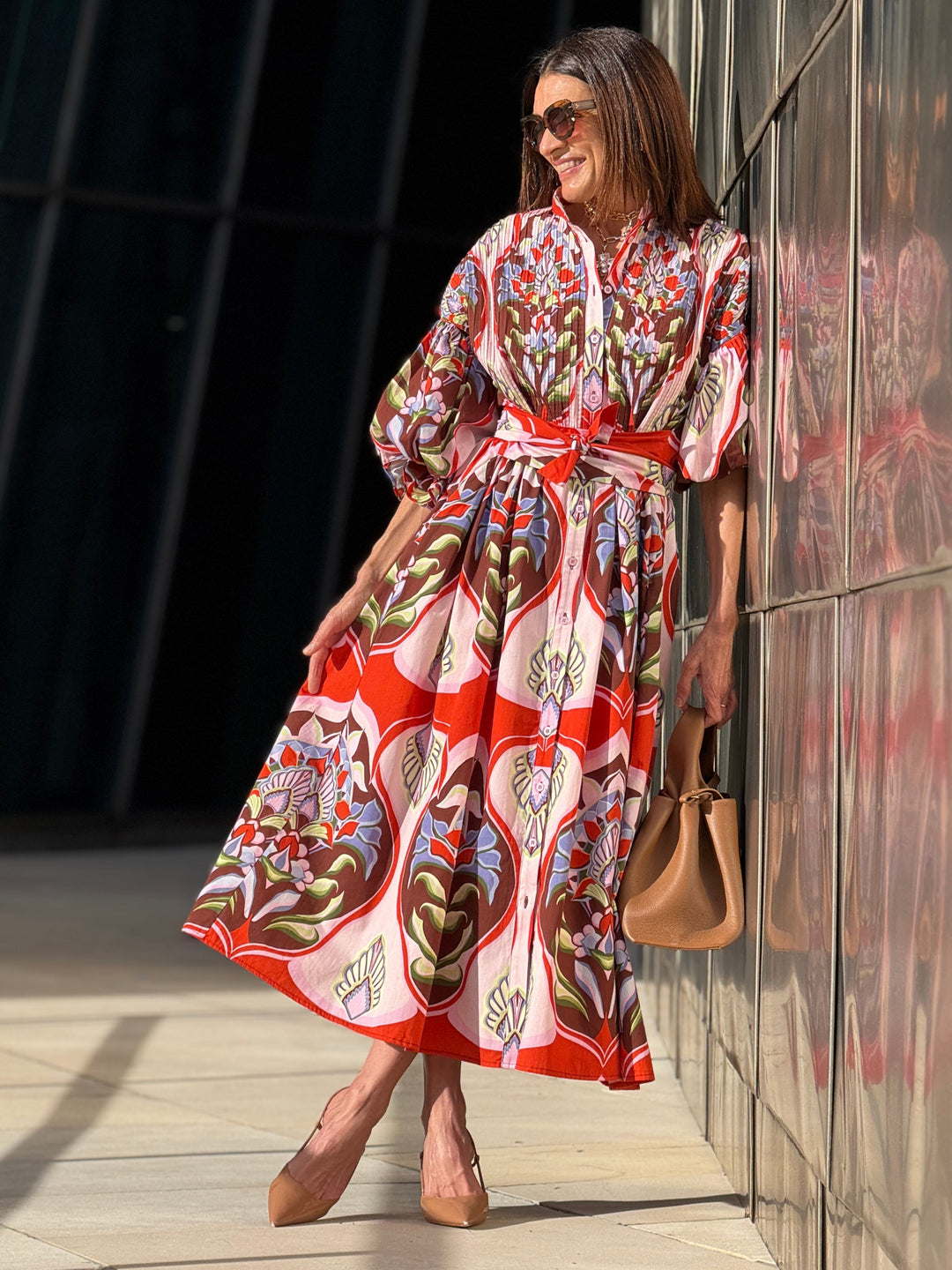 Elira Scarlet Bloom Dress