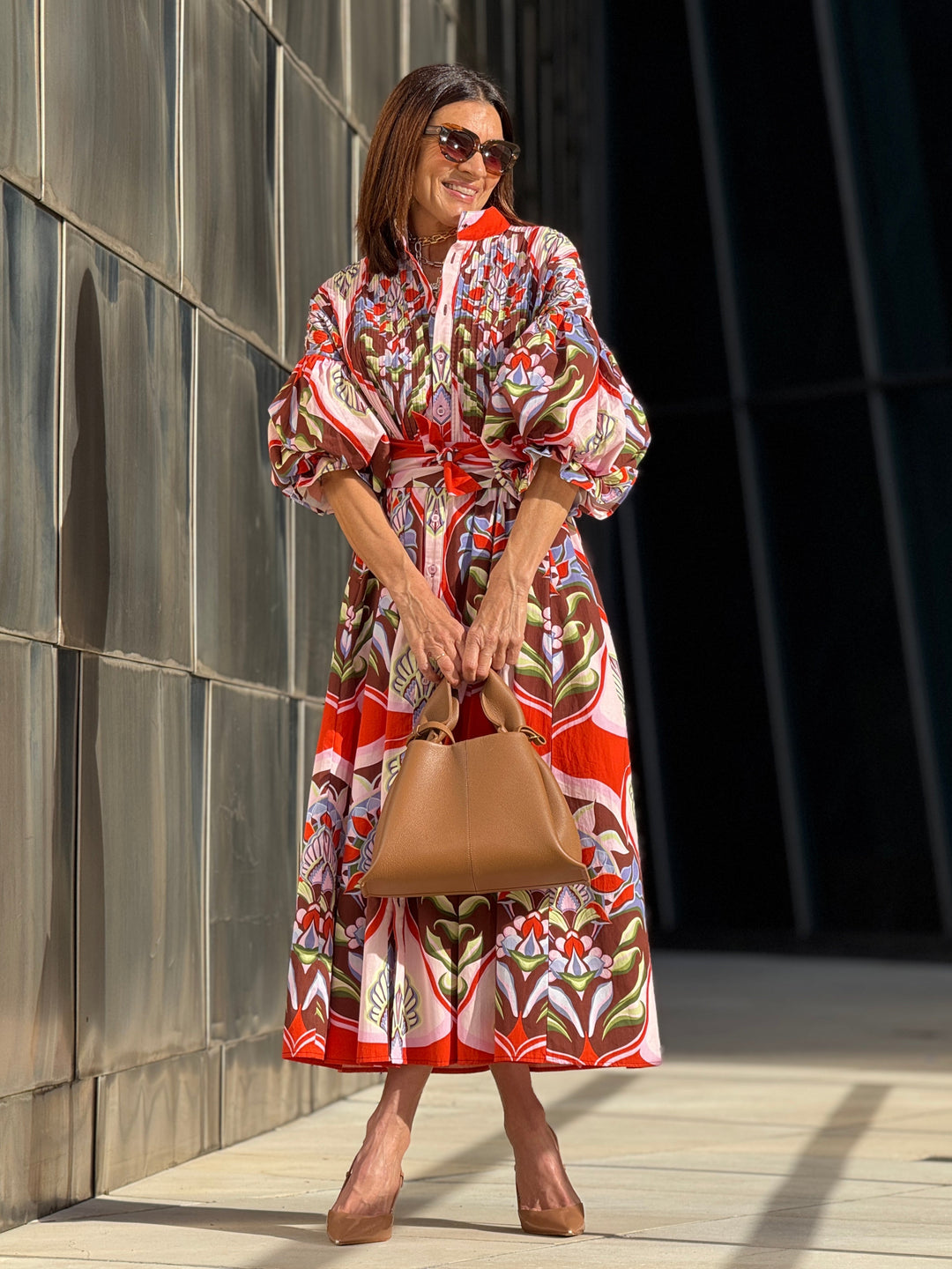 Elira Scarlet Bloom Dress