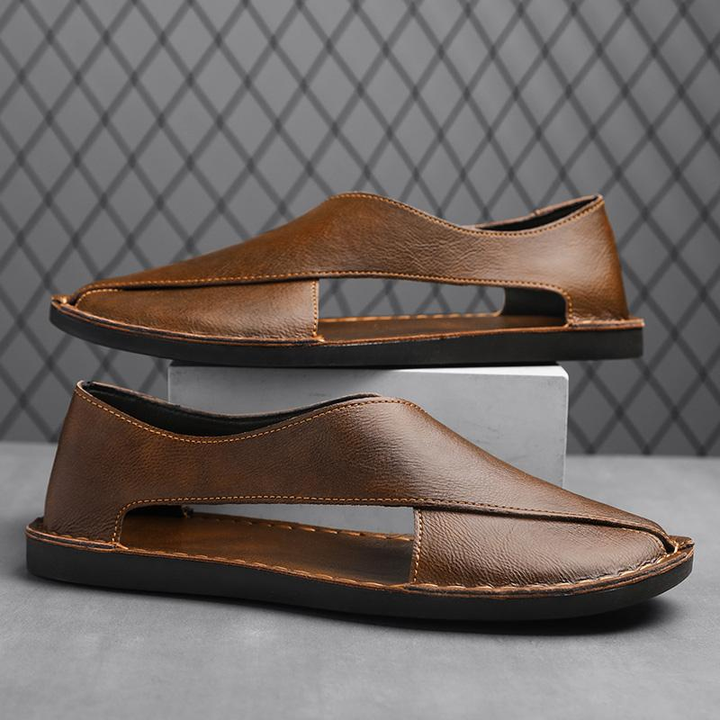 CASCADE LEATHER SANDALS