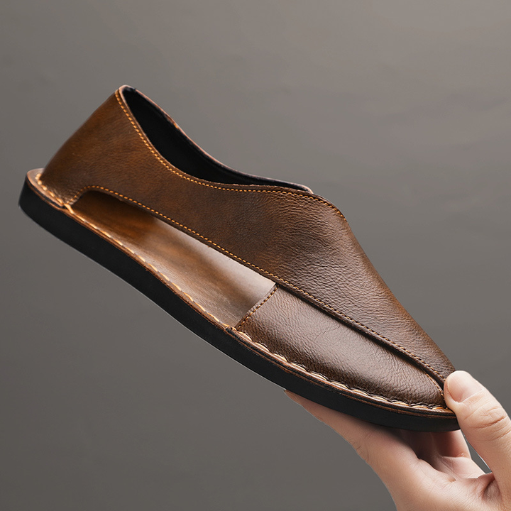 CASCADE LEATHER SANDALS