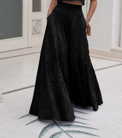 Linda | Women’s Flowy Eyelet Set Dress