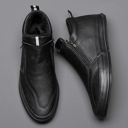 BROOKS LEATHER SNEAKERS