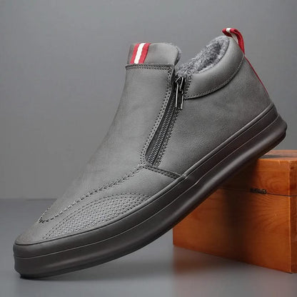 BROOKS LEATHER SNEAKERS