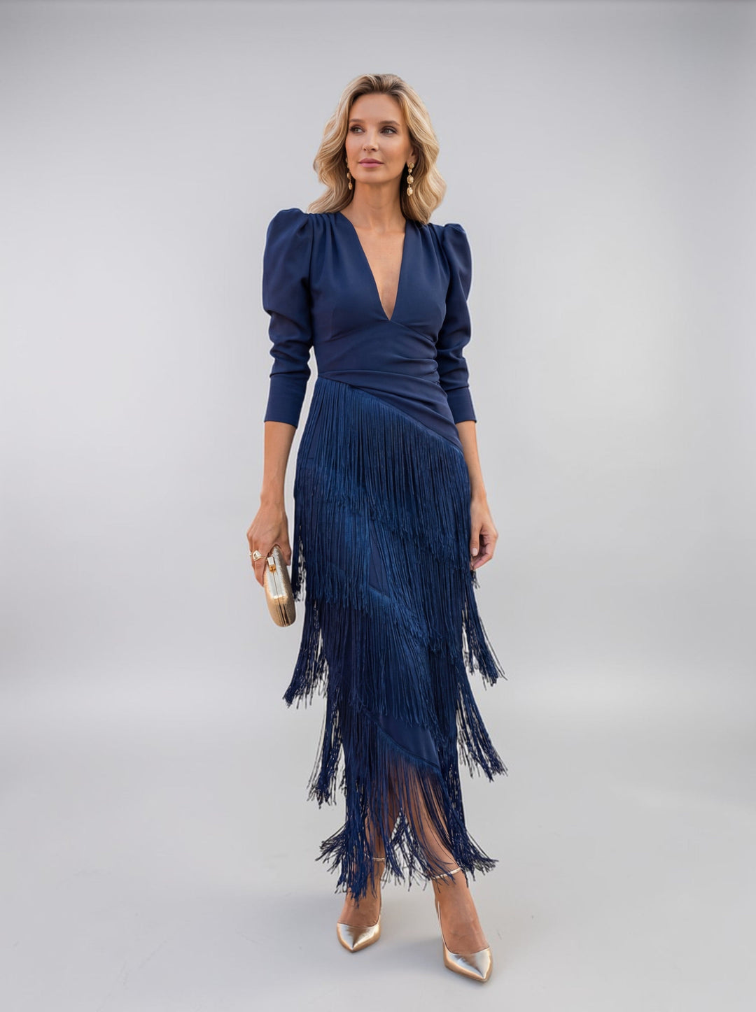 Valerina Fringe Elegance Dress